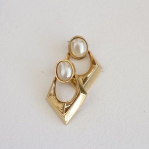 elegant vintage doorknocker earrings